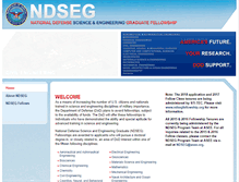 Tablet Screenshot of ndseg.asee.org