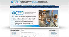 Desktop Screenshot of ceed.asee.org