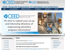 Tablet Screenshot of ceed.asee.org