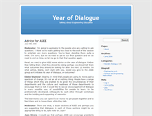 Tablet Screenshot of dialogue.asee.org